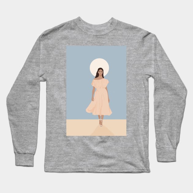 Summer Sun Morena Long Sleeve T-Shirt by JunkyDotCom